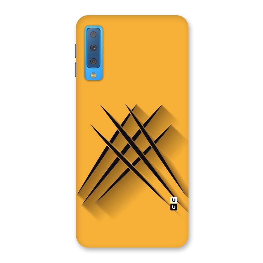 Black Paws Back Case for Galaxy A7 (2018)