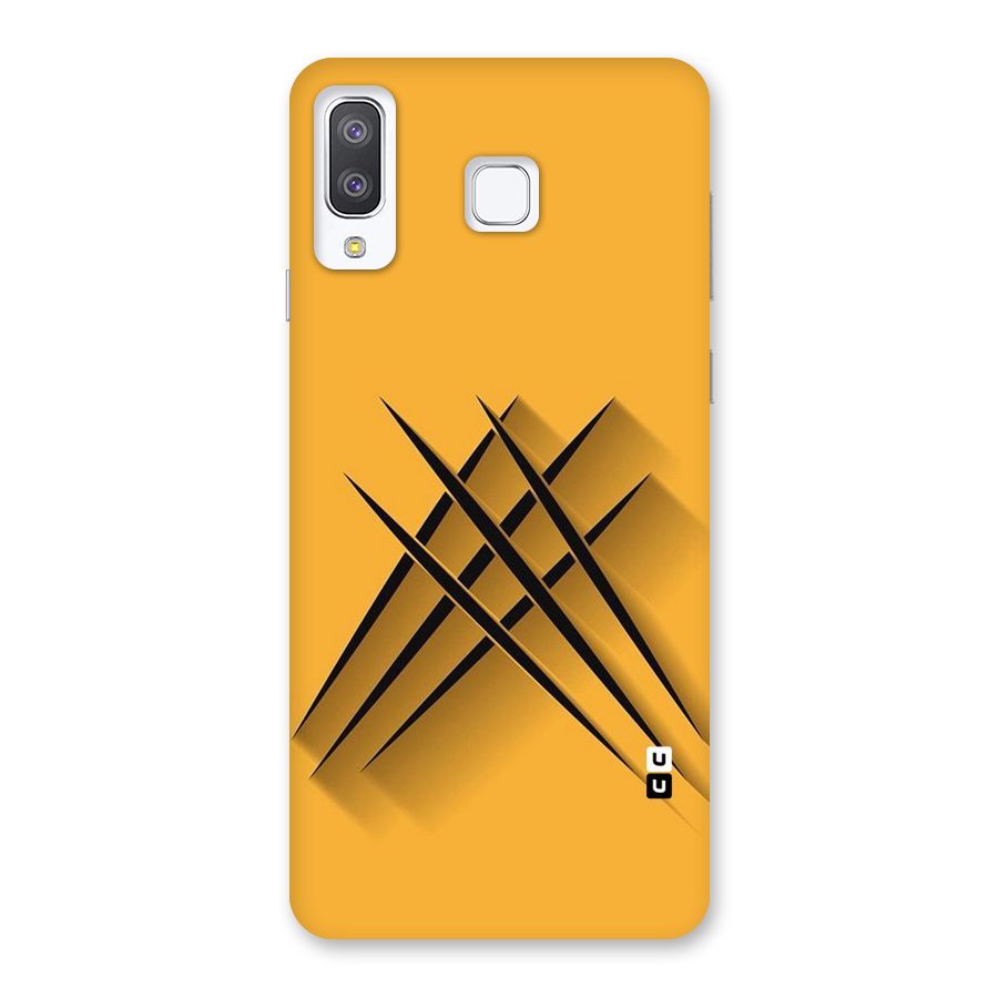 Black Paws Back Case for Galaxy A8 Star