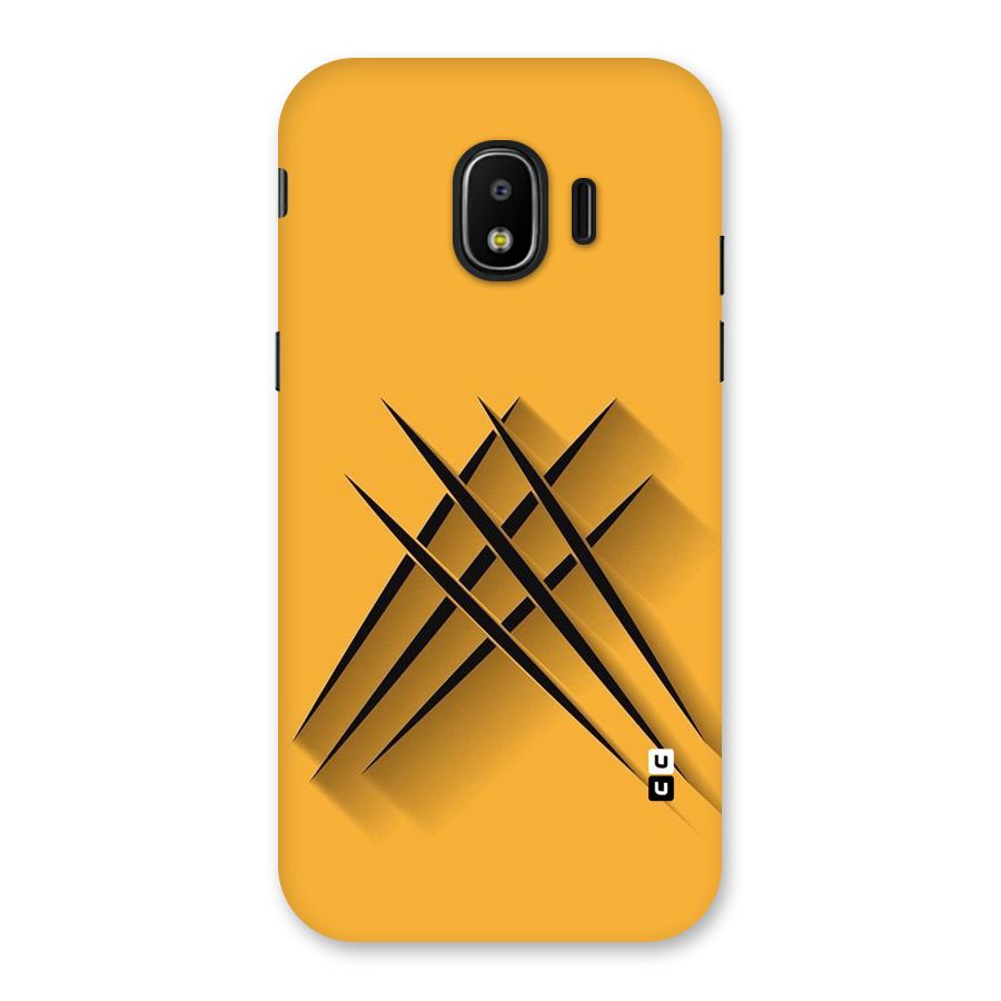 Black Paws Back Case for Galaxy J2 Pro 2018