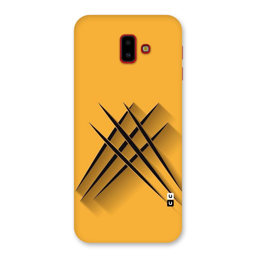 Black Paws Back Case for Galaxy J6 Plus