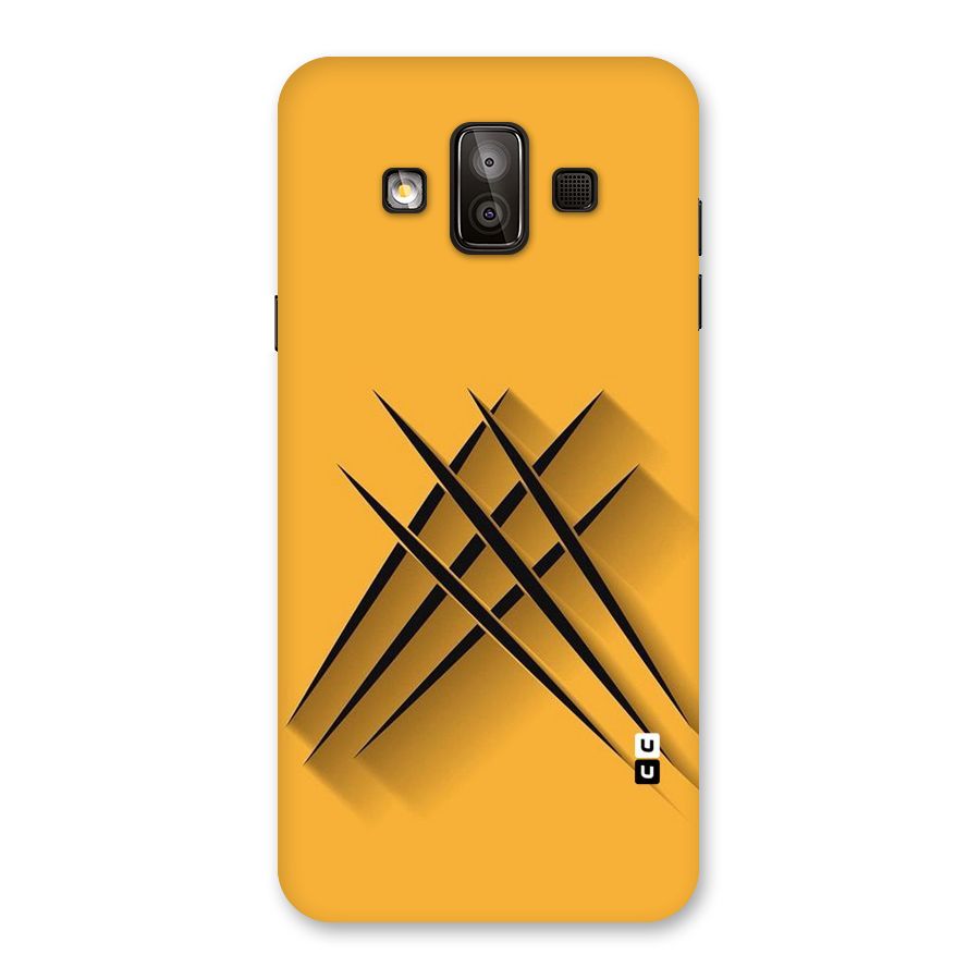 Black Paws Back Case for Galaxy J7 Duo