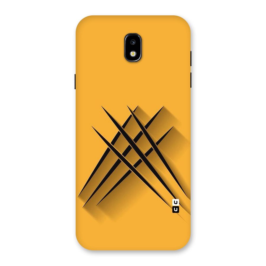 Black Paws Back Case for Galaxy J7 Pro