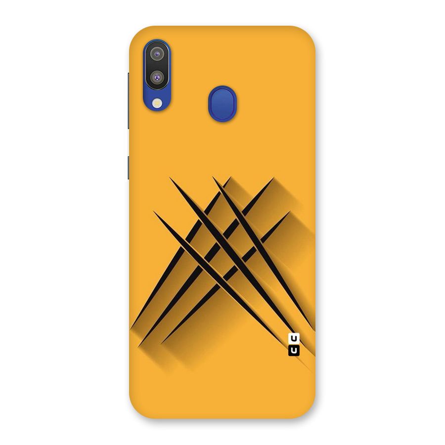 Black Paws Back Case for Galaxy M20