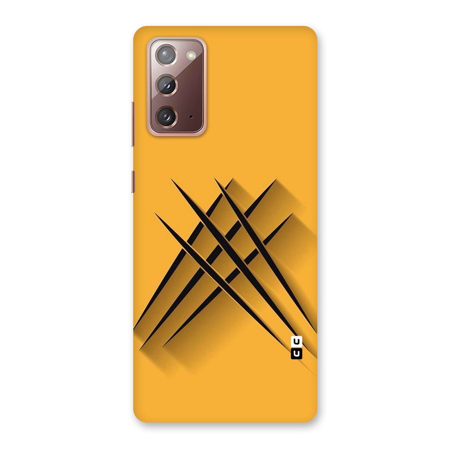 Black Paws Back Case for Galaxy Note 20