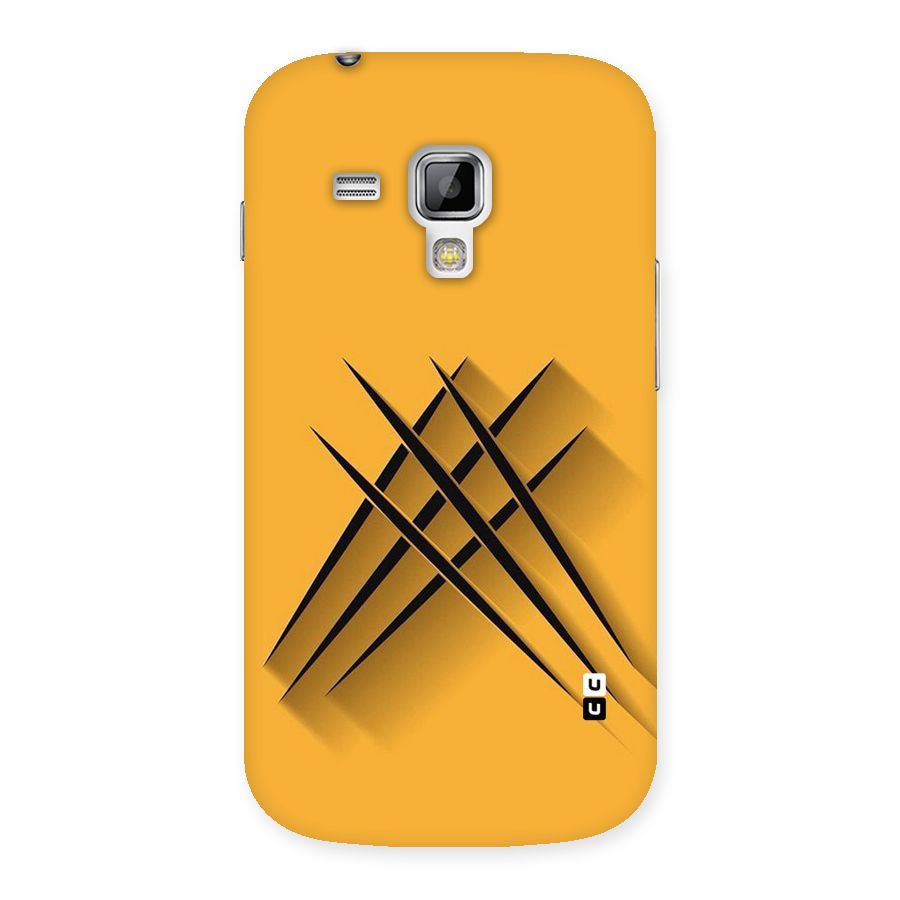 Black Paws Back Case for Galaxy S Duos