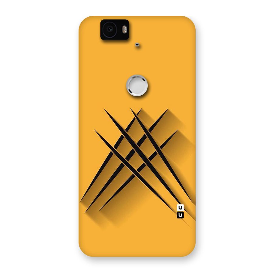 Black Paws Back Case for Google Nexus-6P