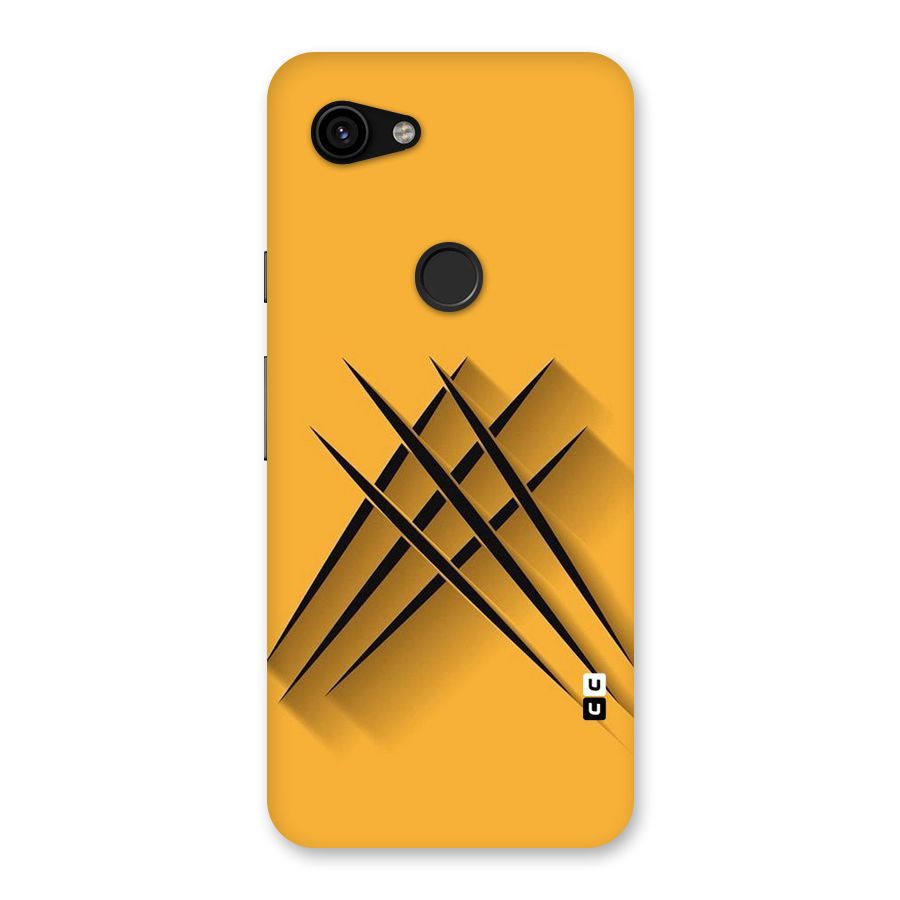 Black Paws Back Case for Google Pixel 3a