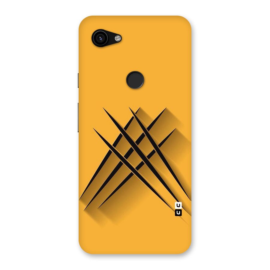 Black Paws Back Case for Google Pixel 3a XL