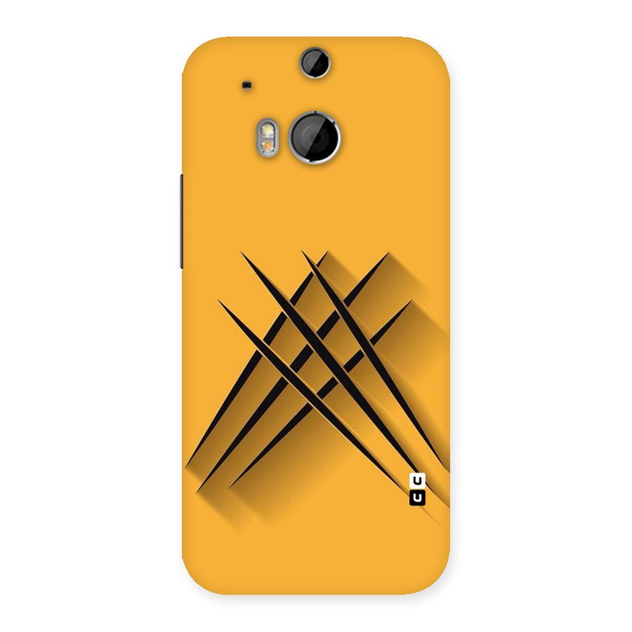 Black Paws Back Case for HTC One M8