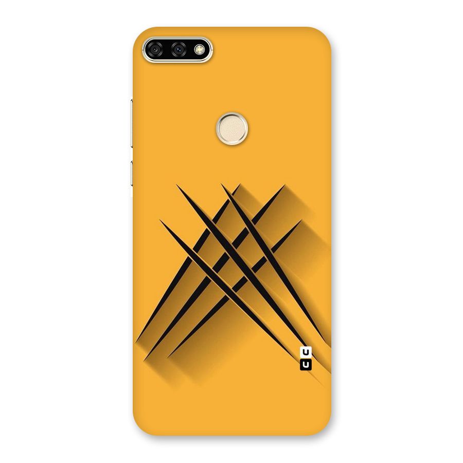 Black Paws Back Case for Honor 7A