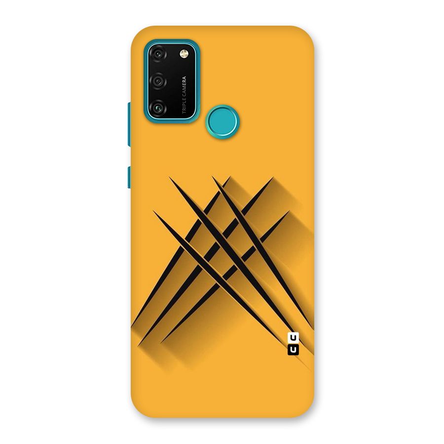 Black Paws Back Case for Honor 9A