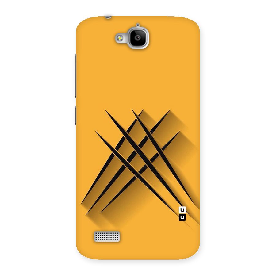 Black Paws Back Case for Honor Holly