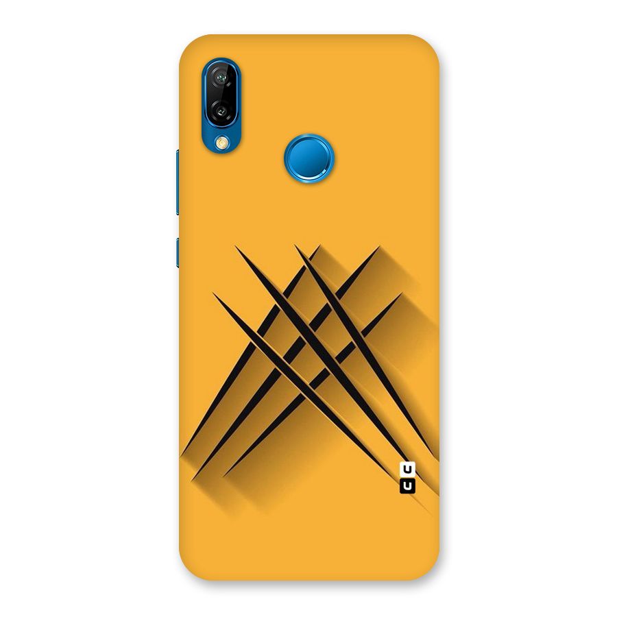 Black Paws Back Case for Huawei P20 Lite