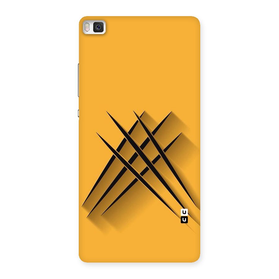 Black Paws Back Case for Huawei P8
