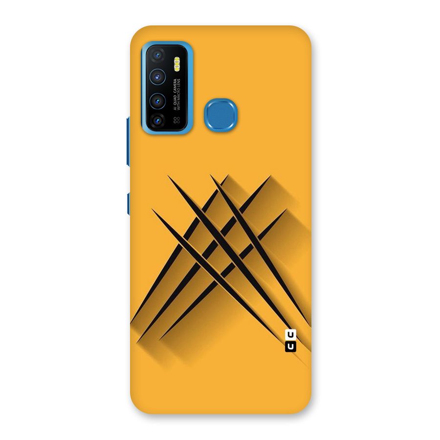 Black Paws Back Case for Infinix Hot 9