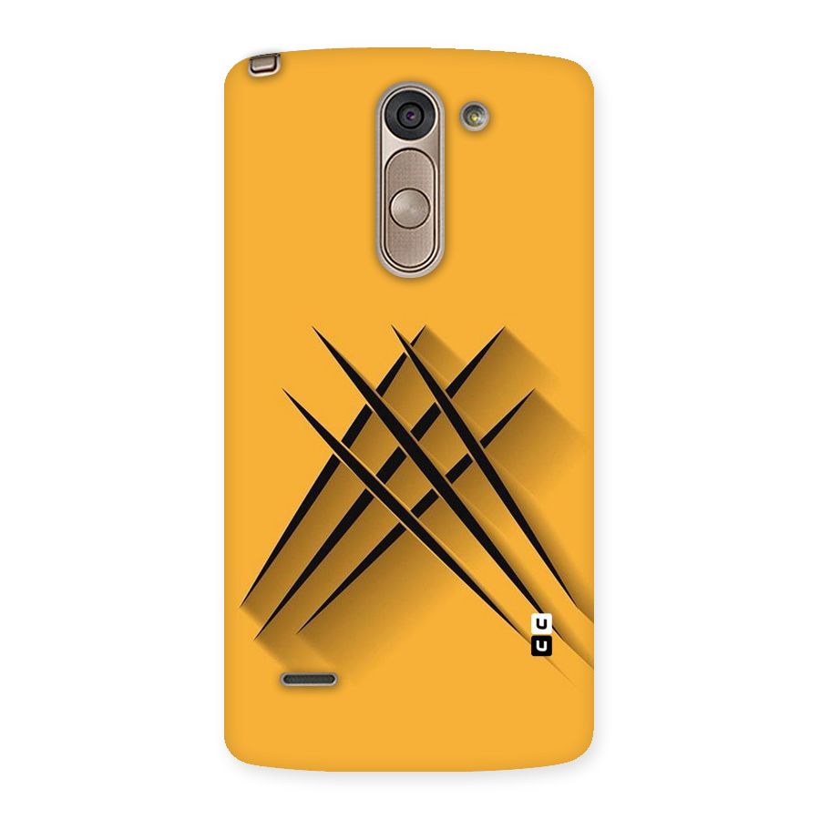 Black Paws Back Case for LG G3 Stylus