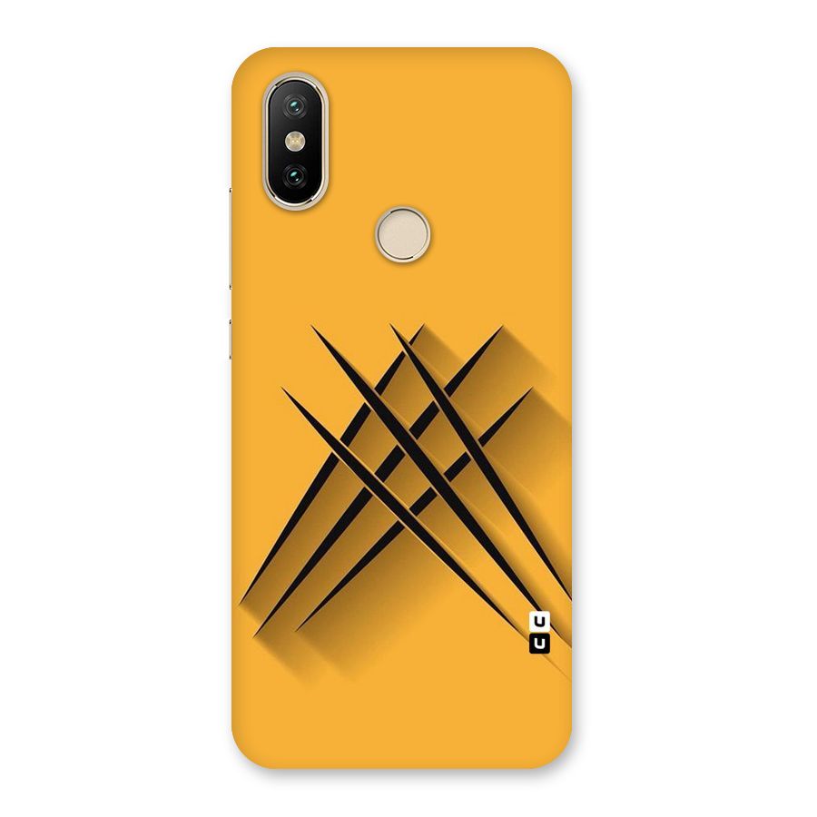 Black Paws Back Case for Mi A2