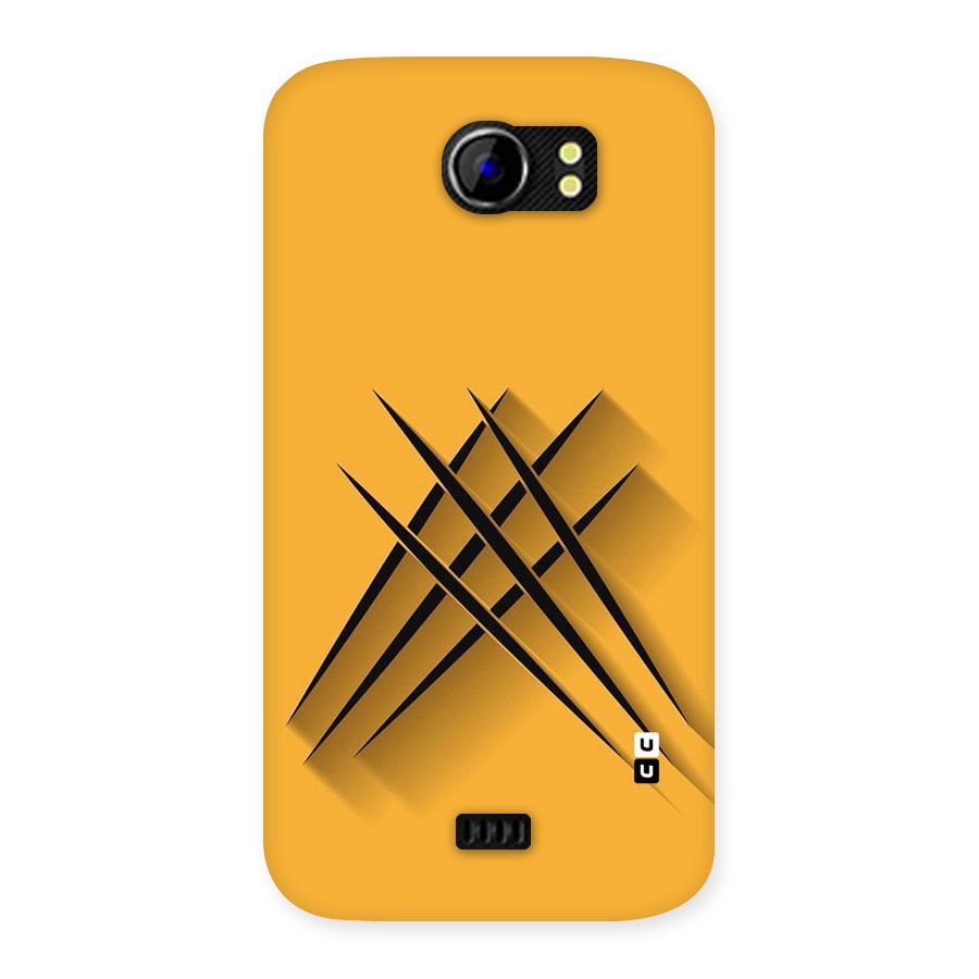 Black Paws Back Case for Micromax Canvas 2 A110