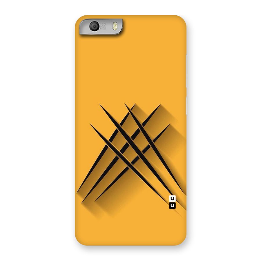 Black Paws Back Case for Micromax Canvas Knight 2