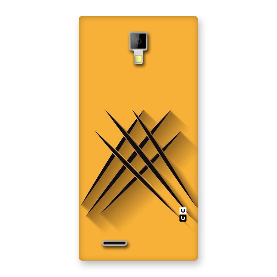 Black Paws Back Case for Micromax Canvas Xpress A99