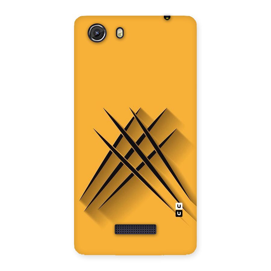 Black Paws Back Case for Micromax Unite 3