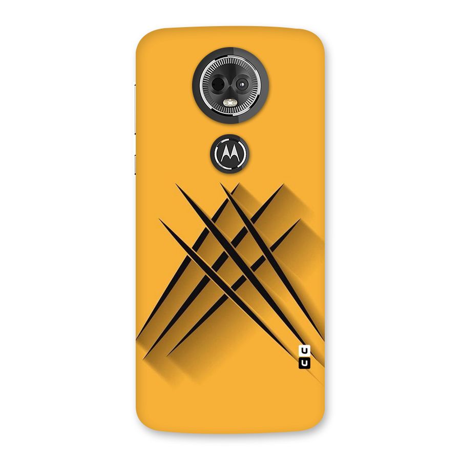 Black Paws Back Case for Moto E5 Plus