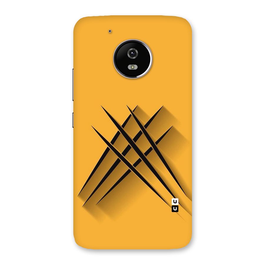Black Paws Back Case for Moto G5