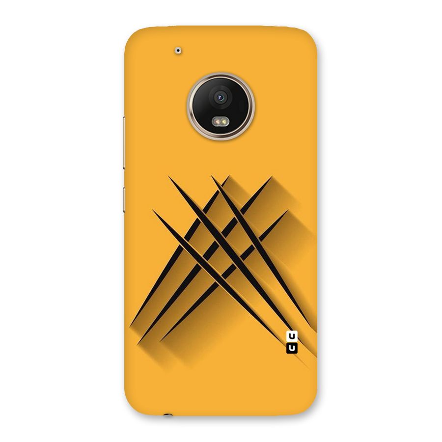 Black Paws Back Case for Moto G5 Plus