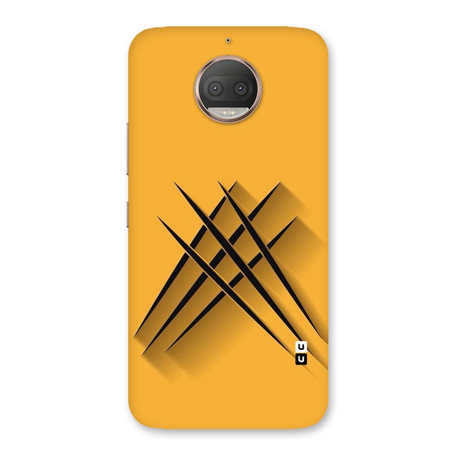 Black Paws Back Case for Moto G5s Plus