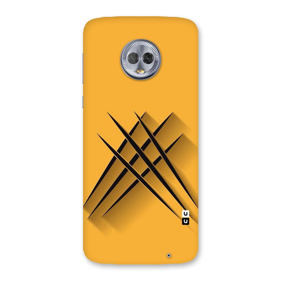 Black Paws Back Case for Moto G6 Plus