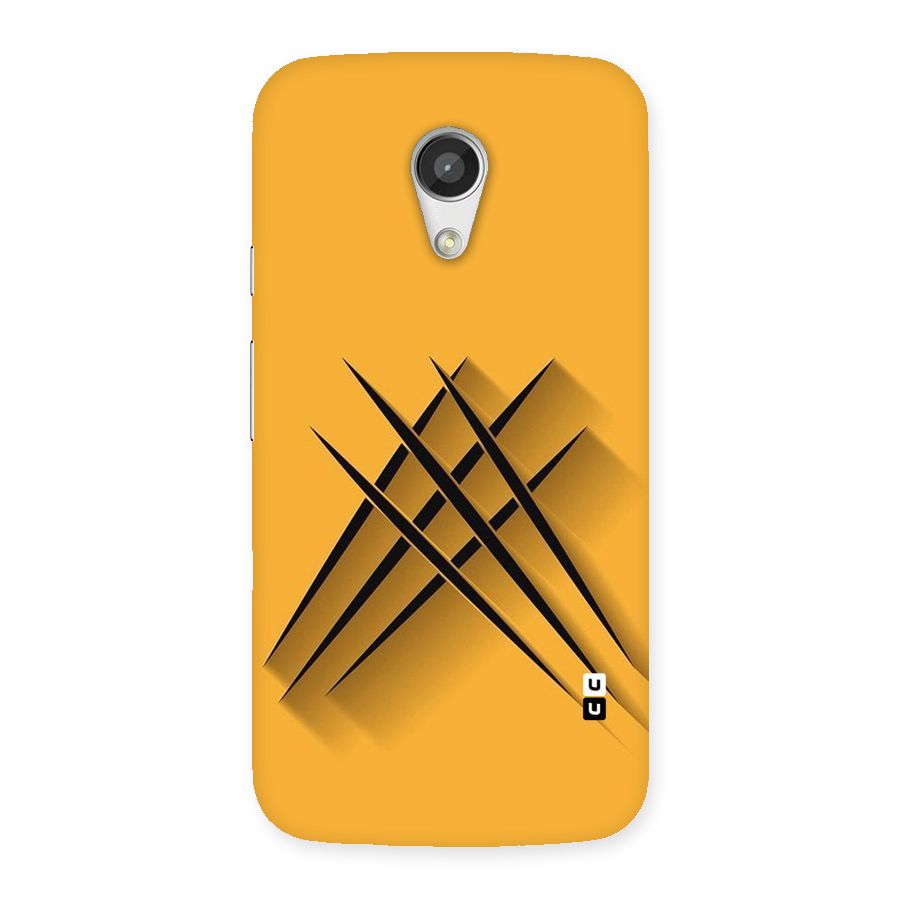 Black Paws Back Case for Moto G 2nd Gen