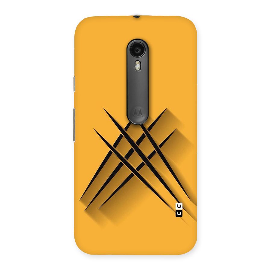 Black Paws Back Case for Moto G Turbo