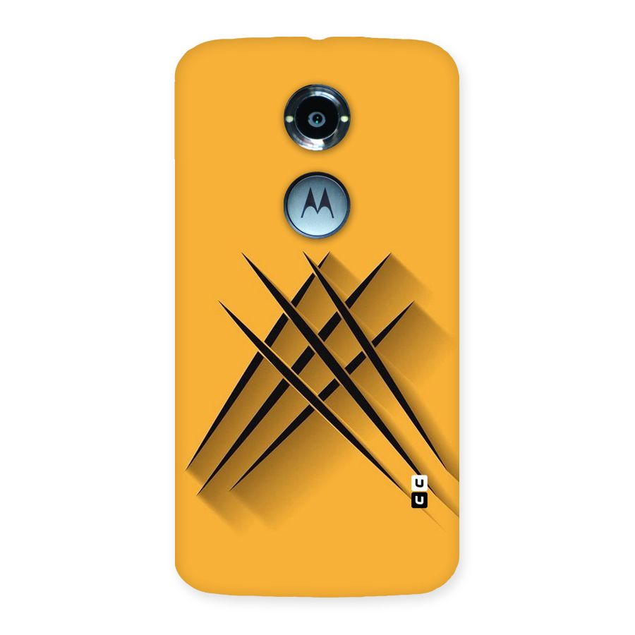 Black Paws Back Case for Moto X 2nd Gen