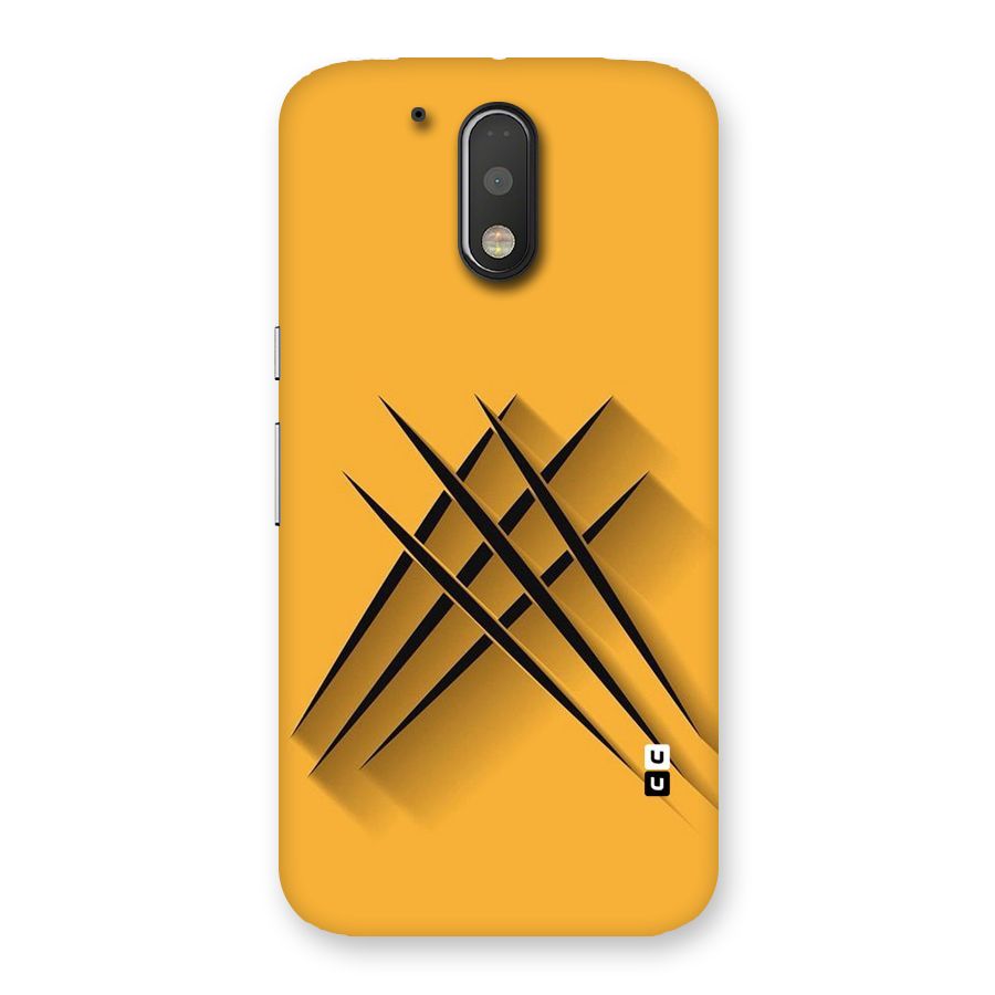Black Paws Back Case for Motorola Moto G4 Plus
