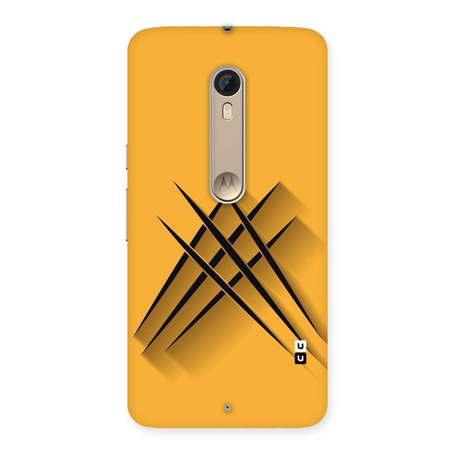 Black Paws Back Case for Motorola Moto X Style
