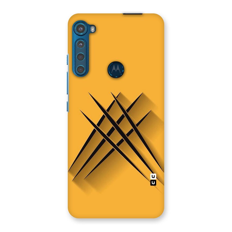 Black Paws Back Case for Motorola One Fusion Plus
