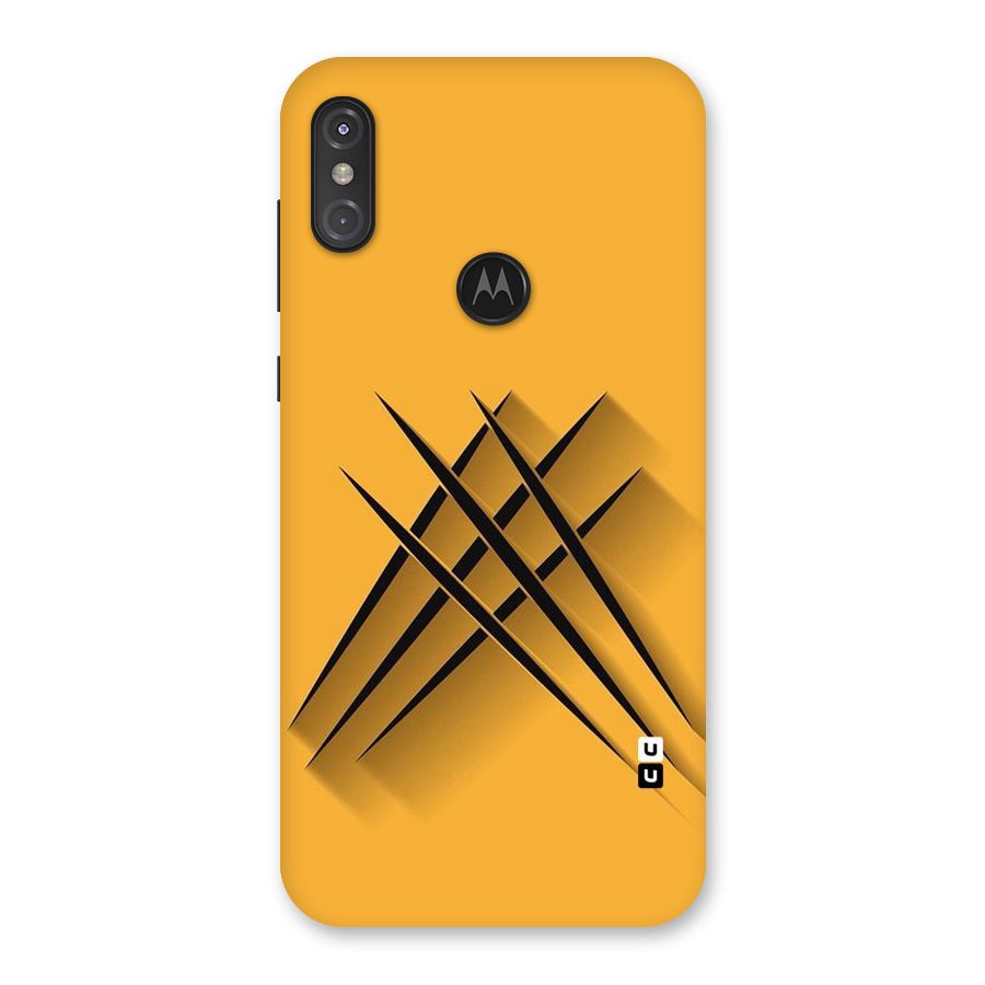 Black Paws Back Case for Motorola One Power