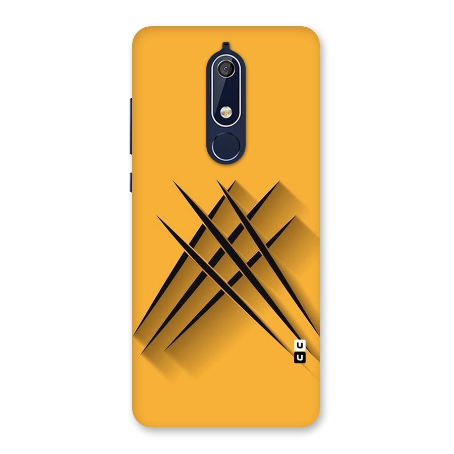Black Paws Back Case for Nokia 5.1