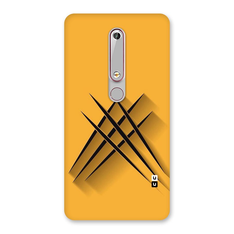 Black Paws Back Case for Nokia 6.1