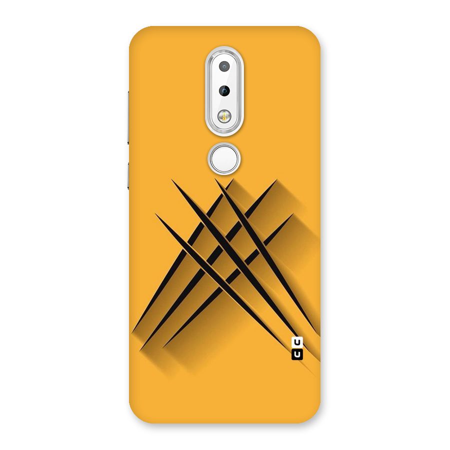 Black Paws Back Case for Nokia 6.1 Plus