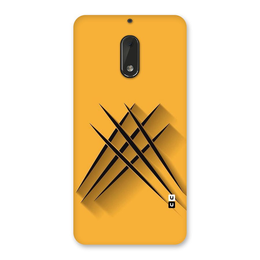 Black Paws Back Case for Nokia 6