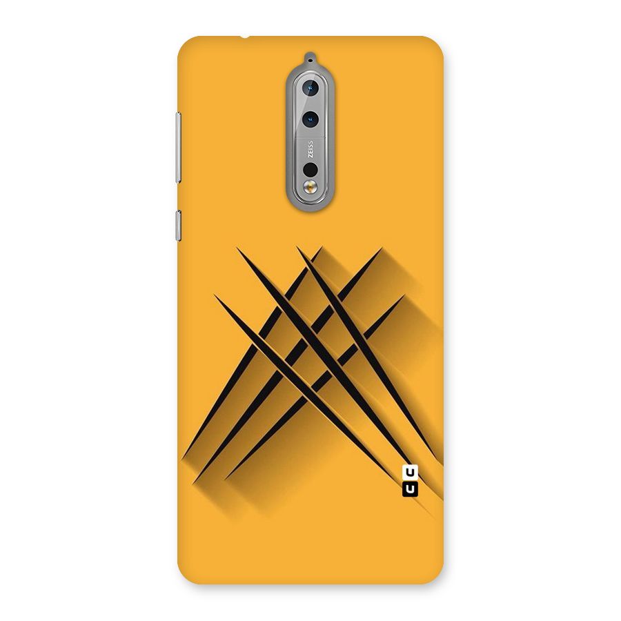 Black Paws Back Case for Nokia 8