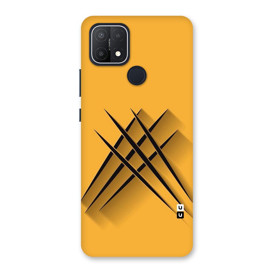 Black Paws Back Case for Oppo A15