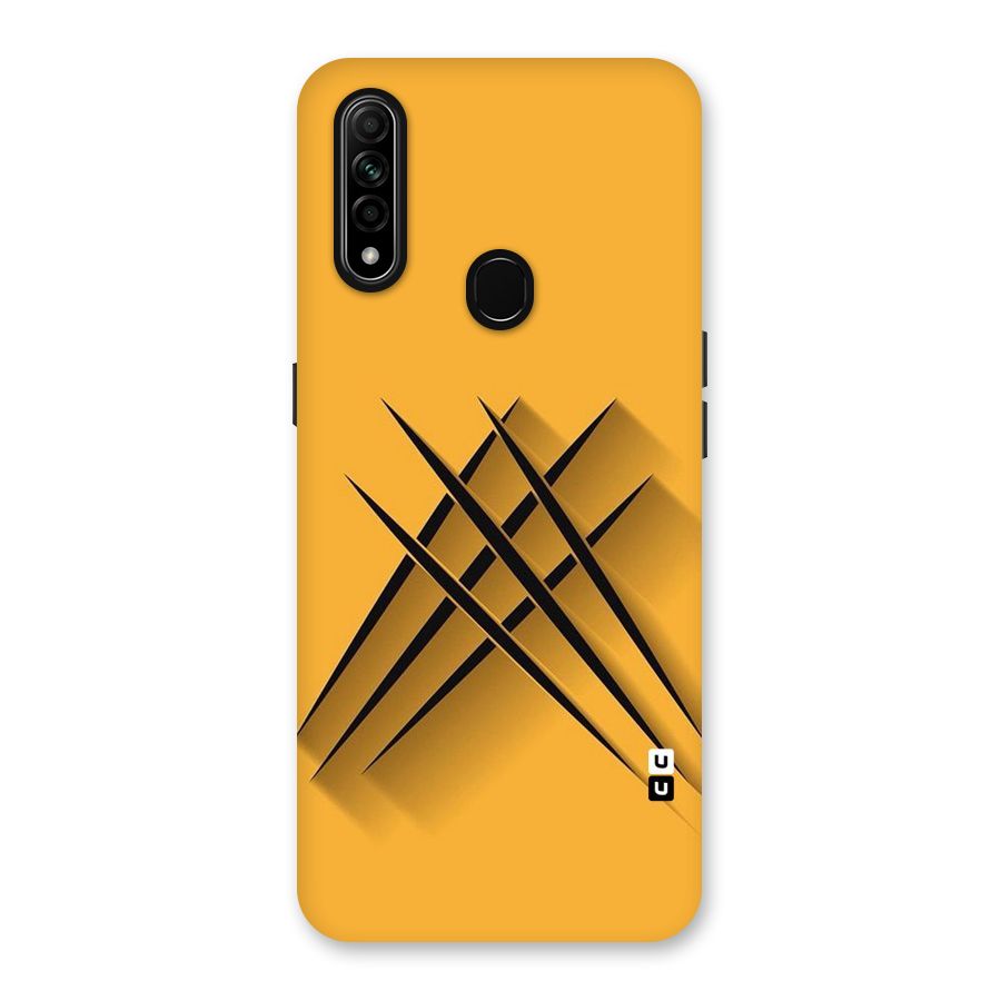 Black Paws Back Case for Oppo A31