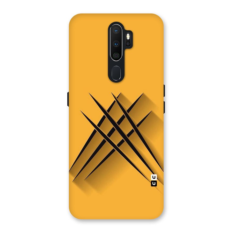 Black Paws Back Case for Oppo A5 (2020)