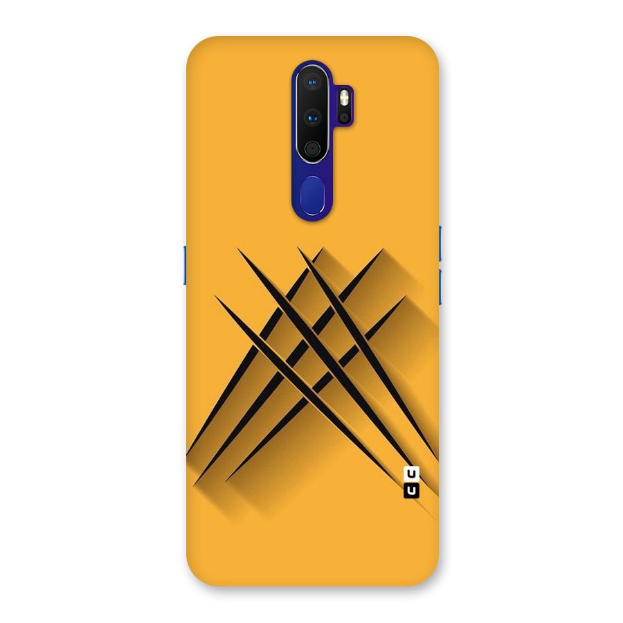 Black Paws Back Case for Oppo A9 (2020)