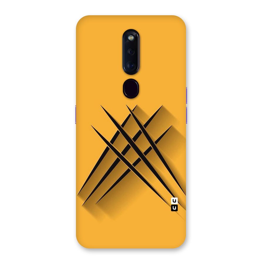 Black Paws Back Case for Oppo F11 Pro