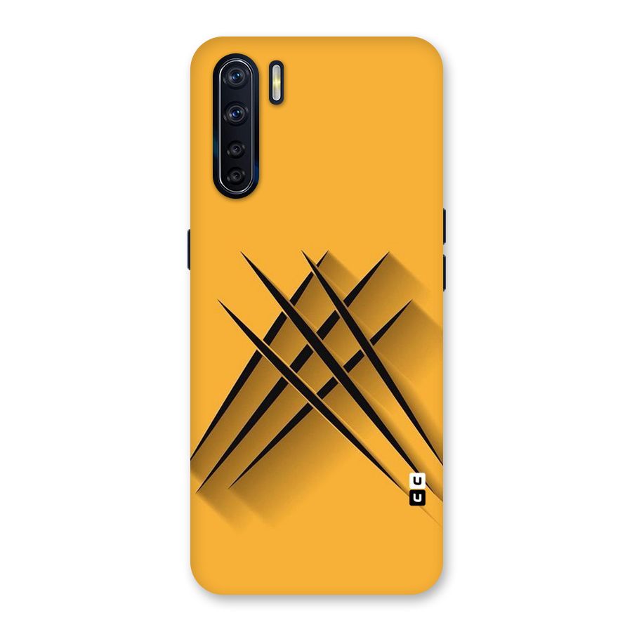 Black Paws Back Case for Oppo F15