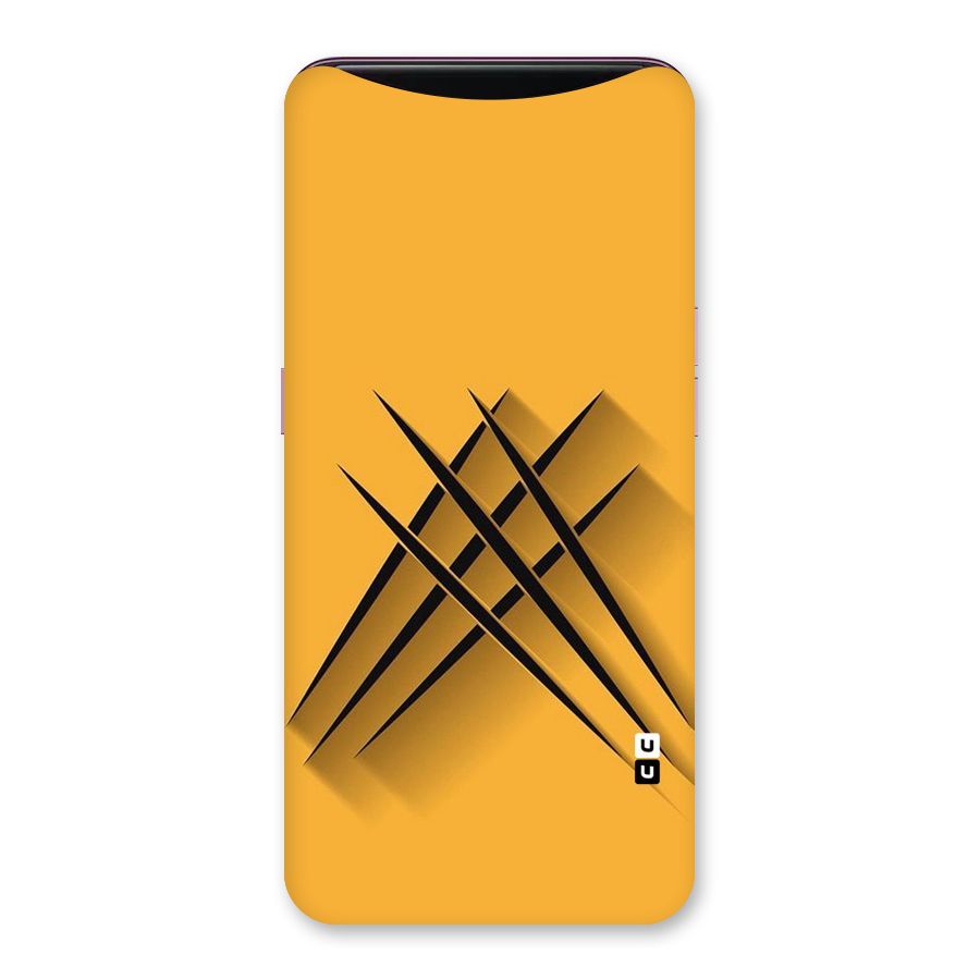 Black Paws Back Case for Oppo Find X