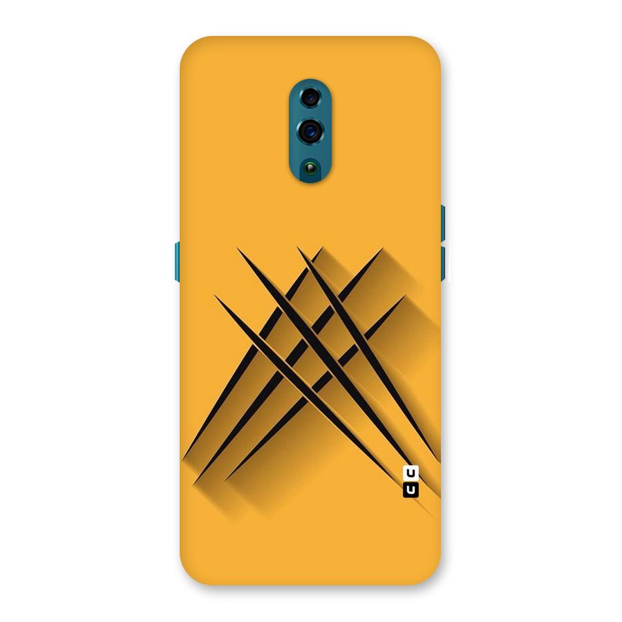 Black Paws Back Case for Oppo Reno